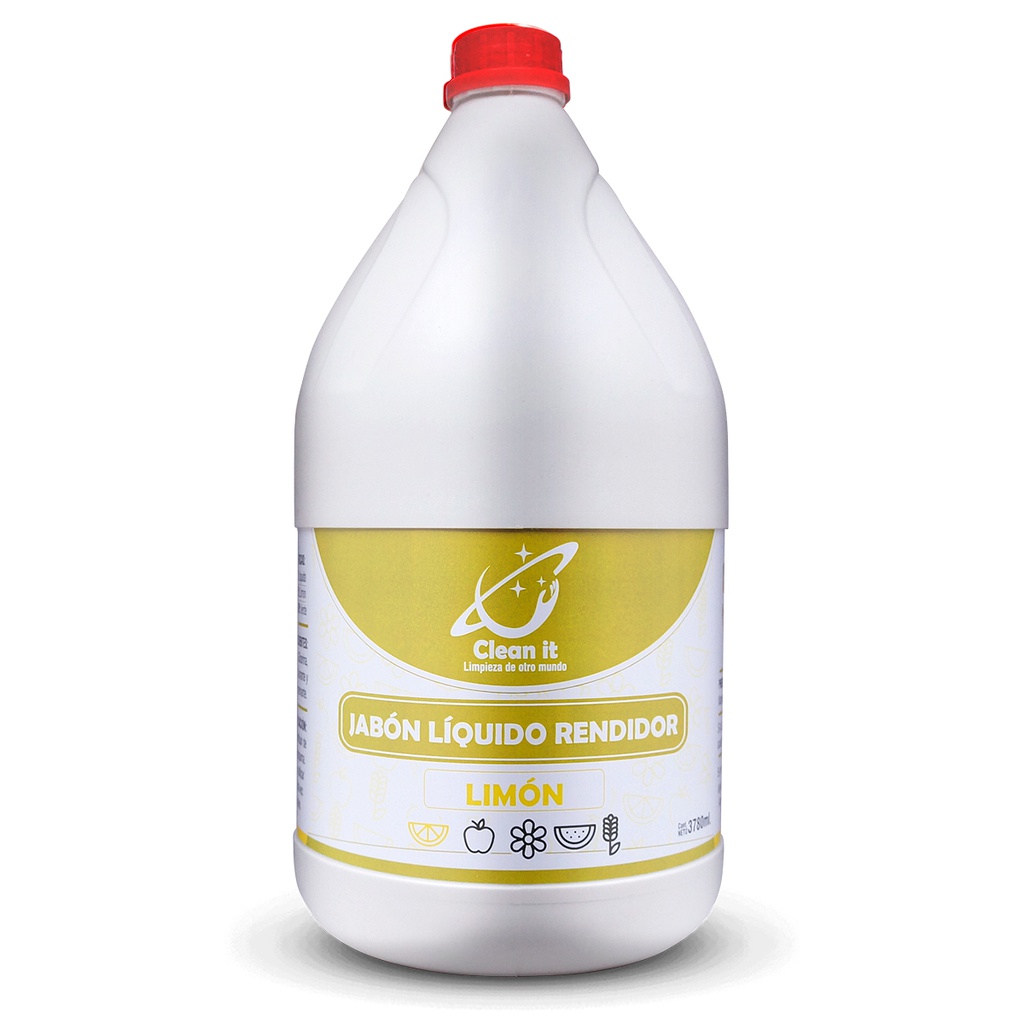 Jabon Liquido Rendidor Amarillo - Limon - 1GL