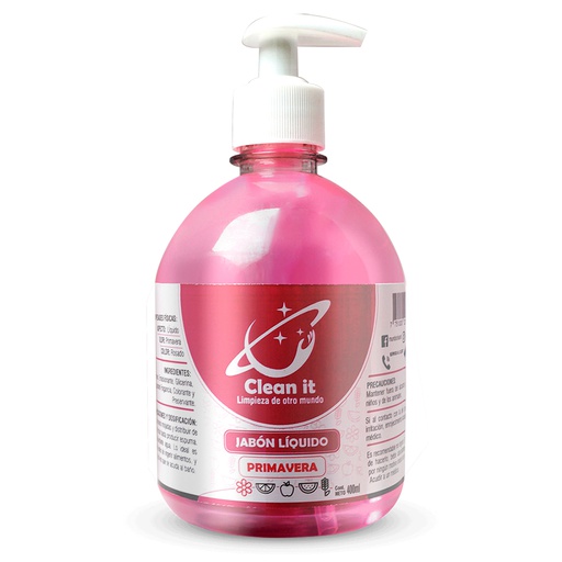 [04.02.05.01] Jabon Liquido Antibacterial - Primavera - Aval - 500ml