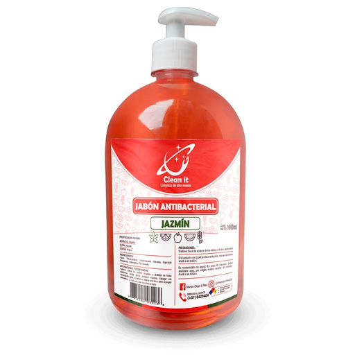 [04.02.06.02] Jabon Liquido Antibacterial - Jazmin - Aval - 1LT